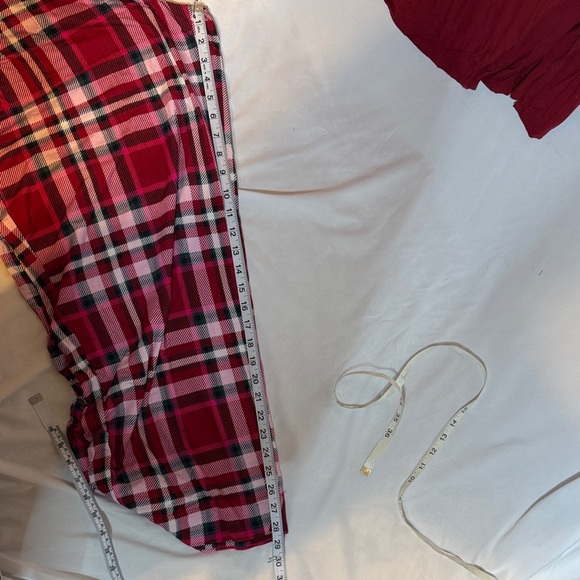 Soma Red Plaid Pajama Set - Picture 6 of 7
